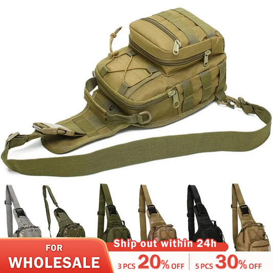 Outdoor Military Tactical Sling Sport Travel Chest Bag Shoulder Bag For Men Women Crossbody Bags Hiking Camping Equipment